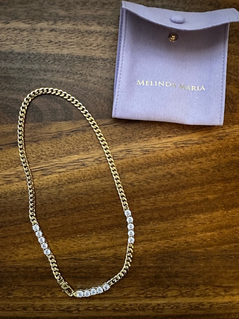Melinda Maria - Julian’s Obsessed with Diamonds Necklace 5mm Gold